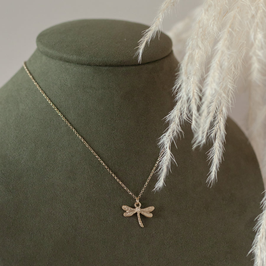 Collar Libélula gold