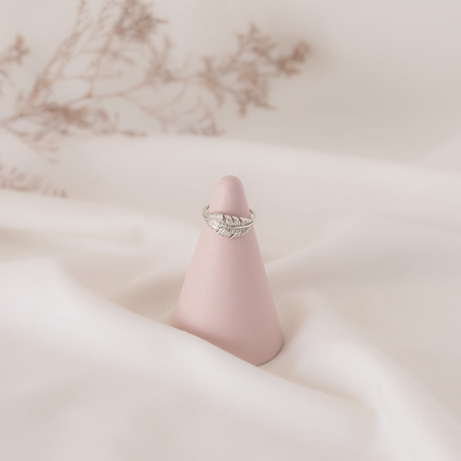 Anillo Pluma silver