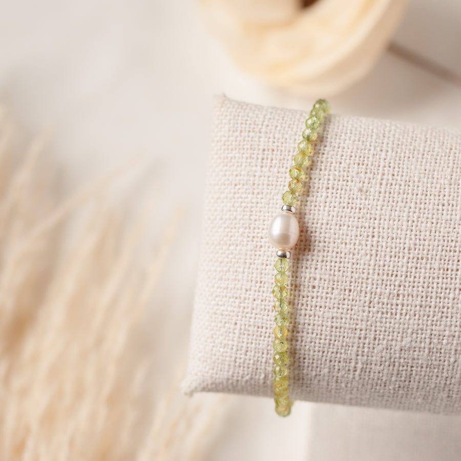 Pulsera Alessia con Peridoto