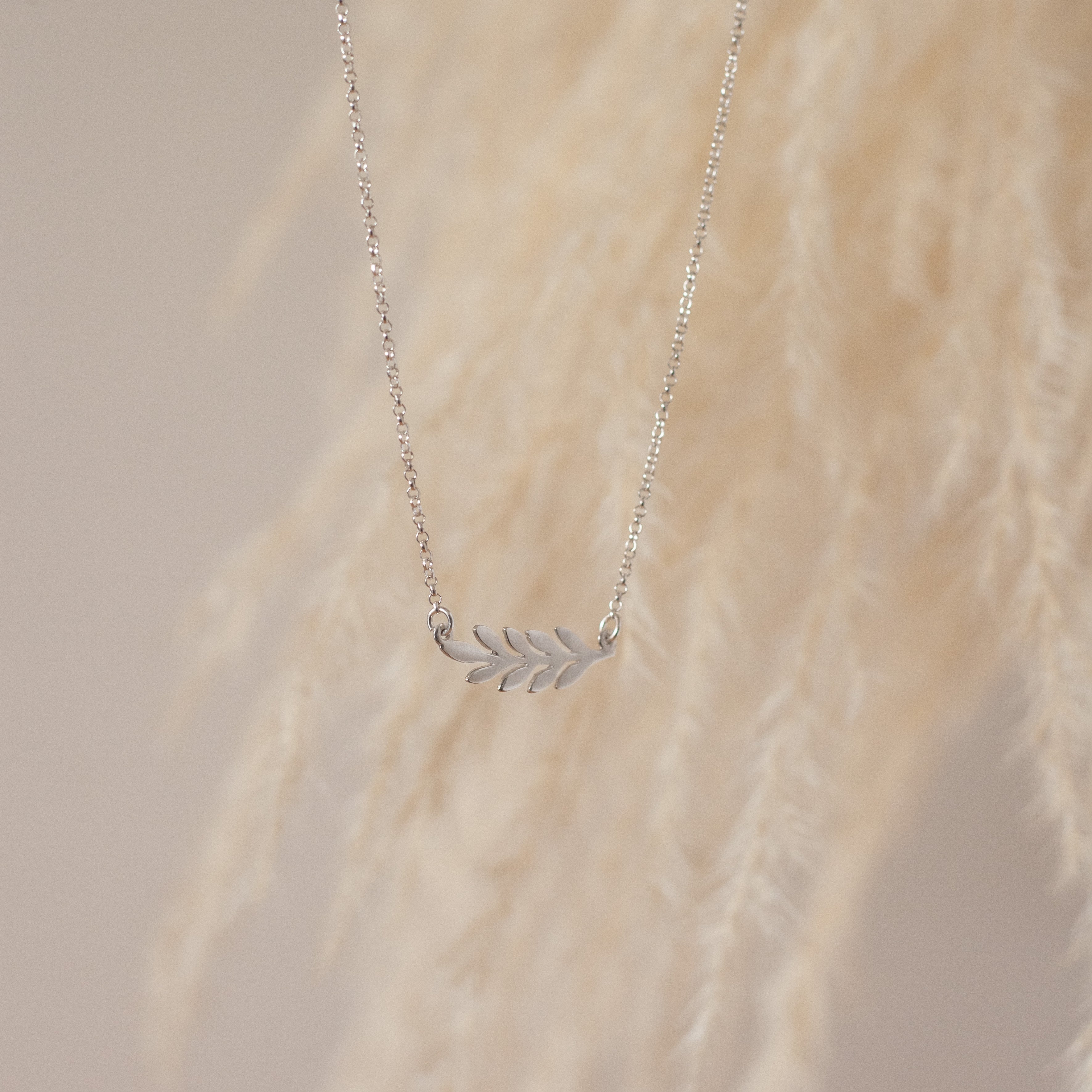 Collar Laurel silver