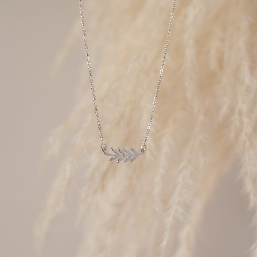 Collar Laurel silver