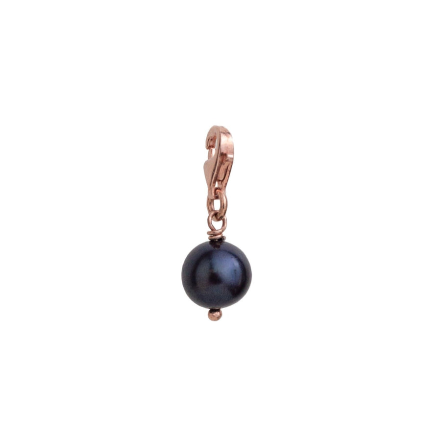 Dije Perla Azul rose gold