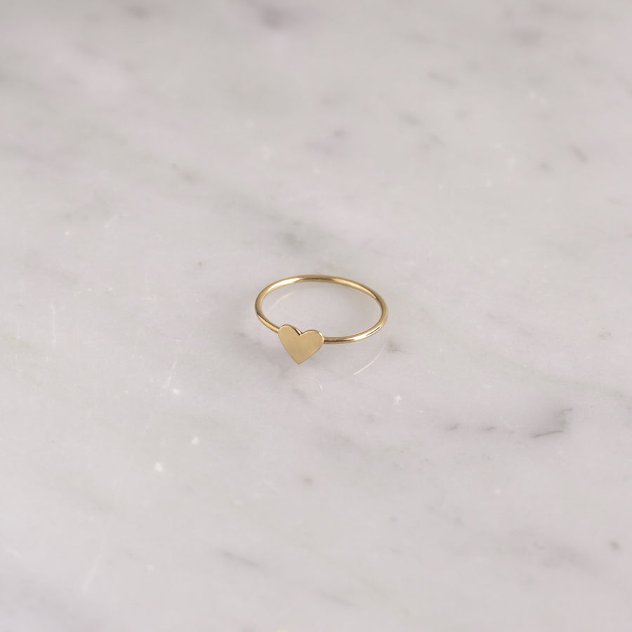Anillo Corazón gold