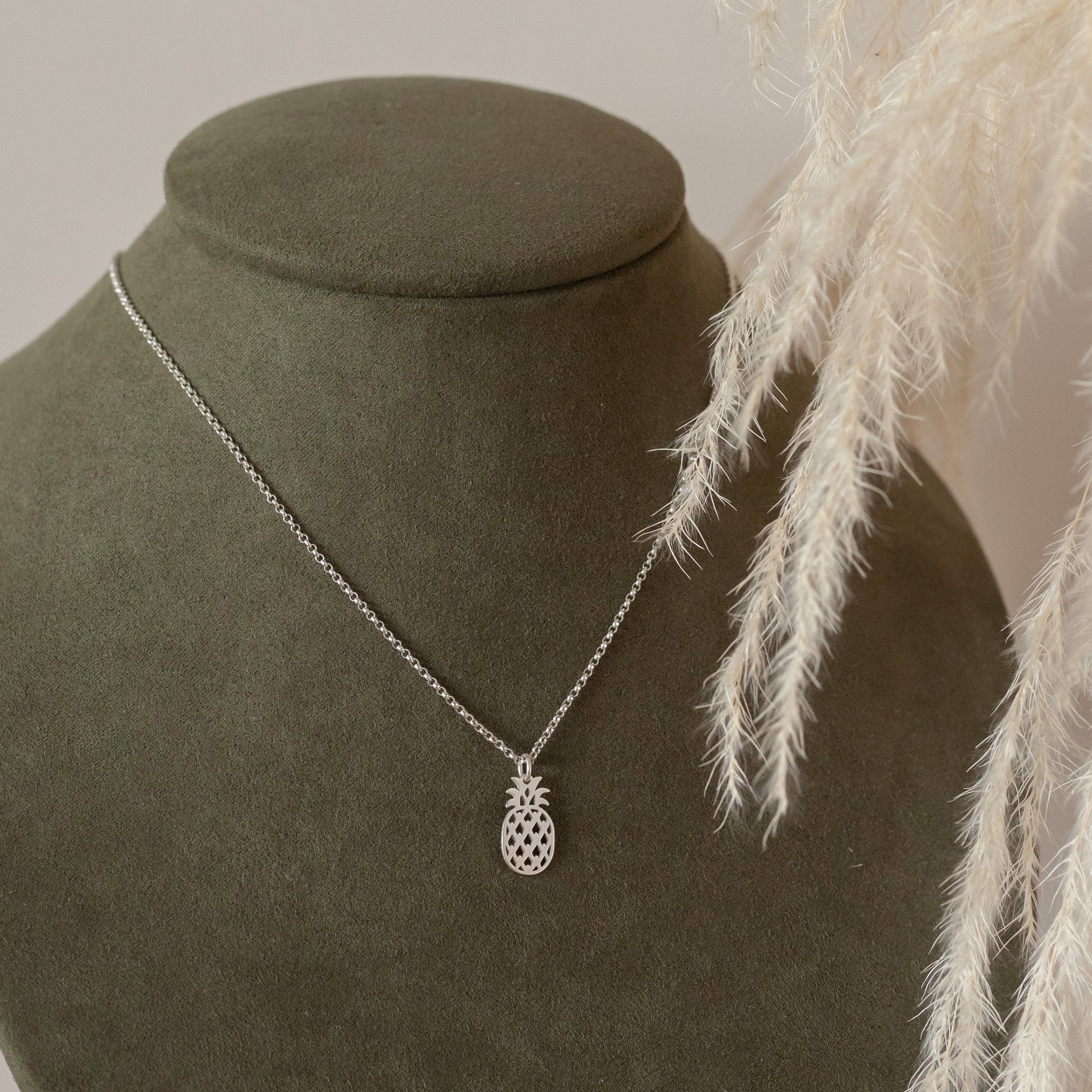 Collar Piña silver