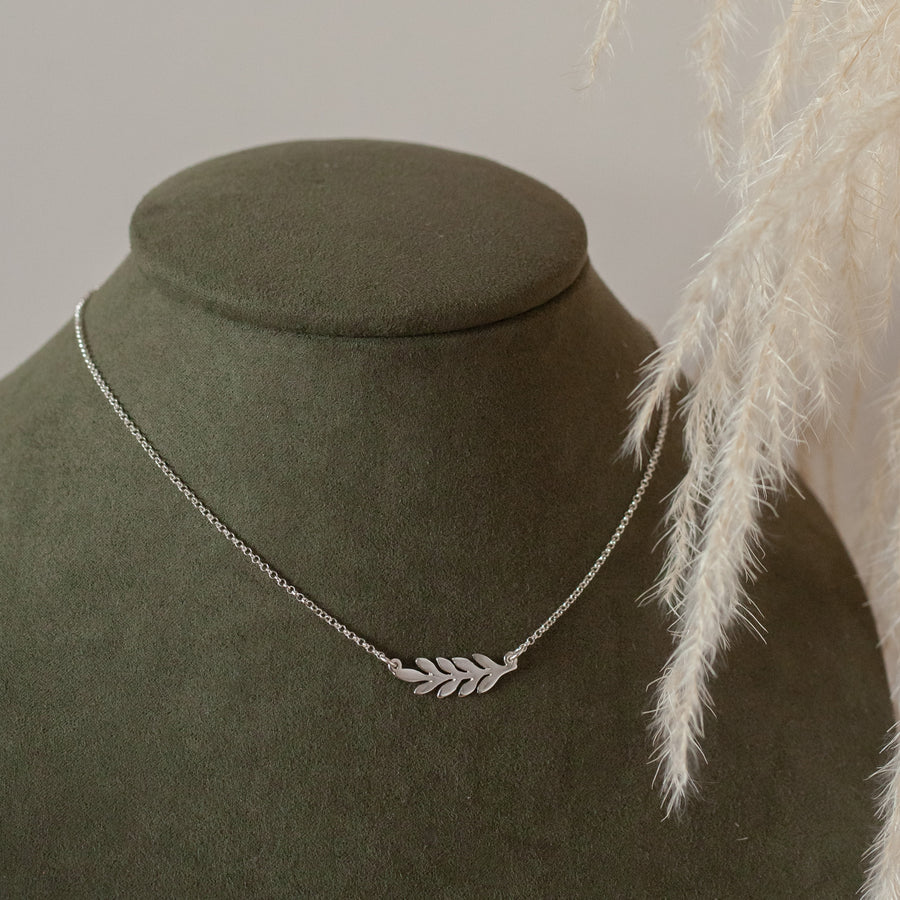 Collar Laurel silver