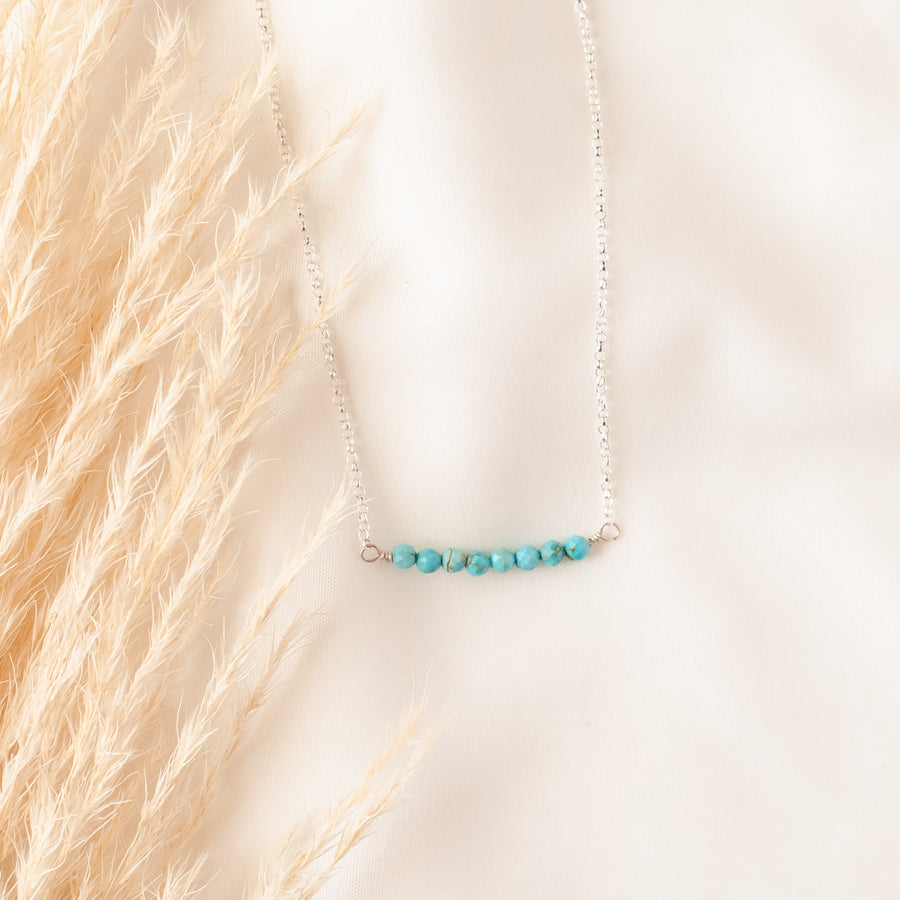 Collar Tania Turquesa americana