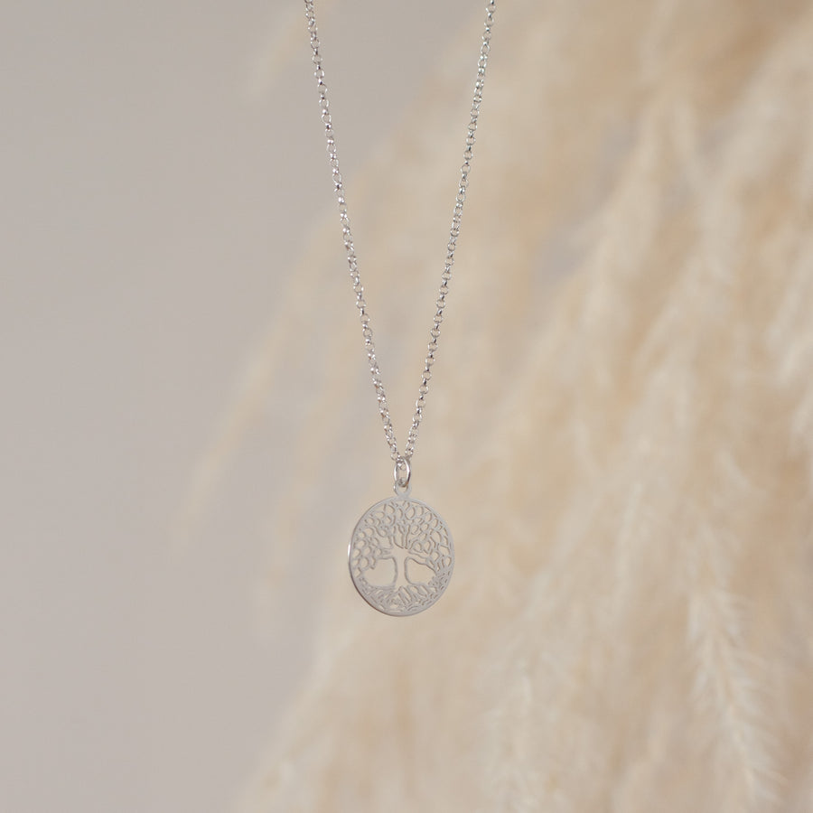 Collar Árbol de la vida silver