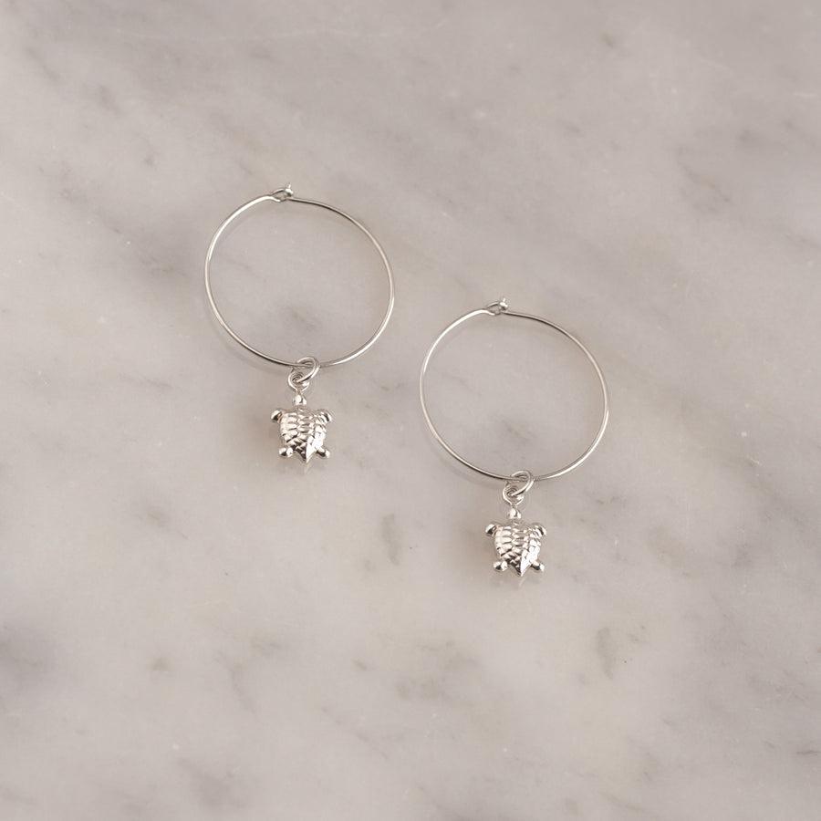 Argollas Tortuga silver
