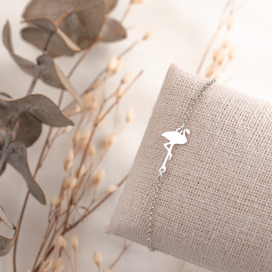 Pulsera Flamingo silver