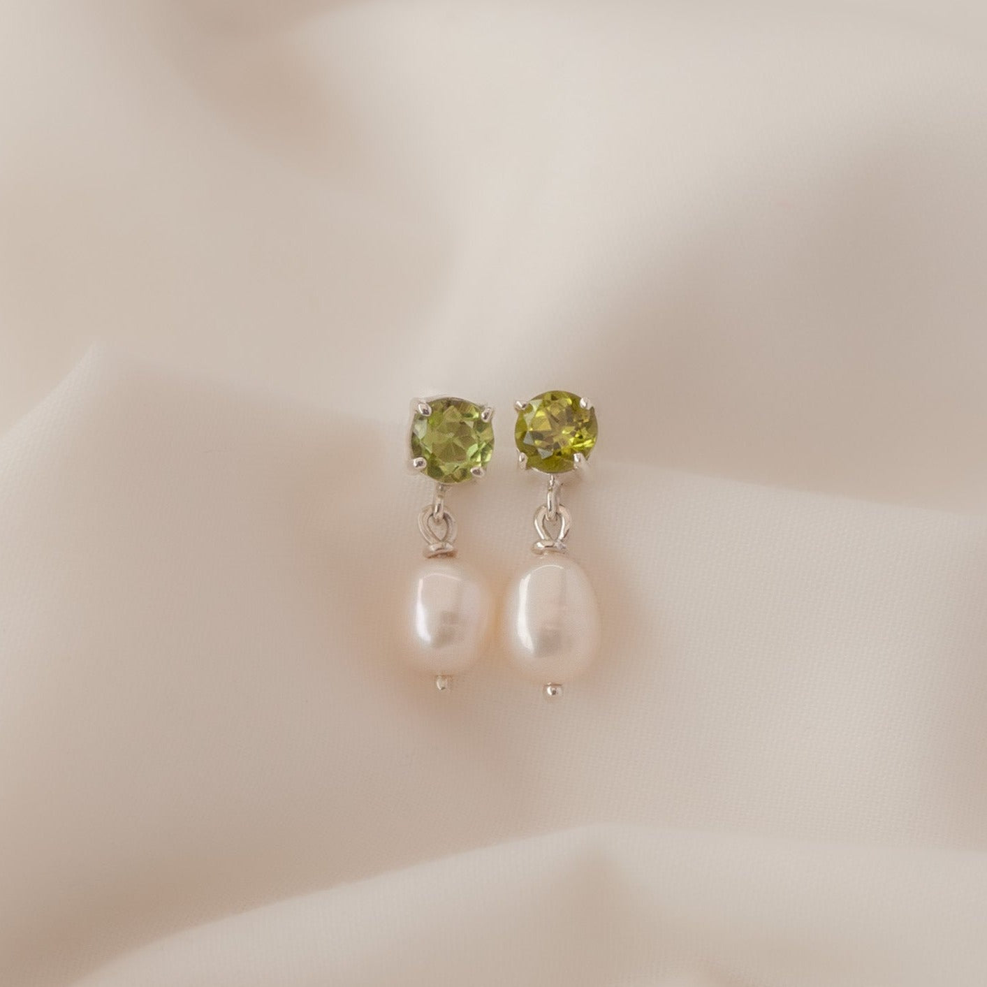 Aretes Giordana Peridoto y Perla silver-thumbmail-5