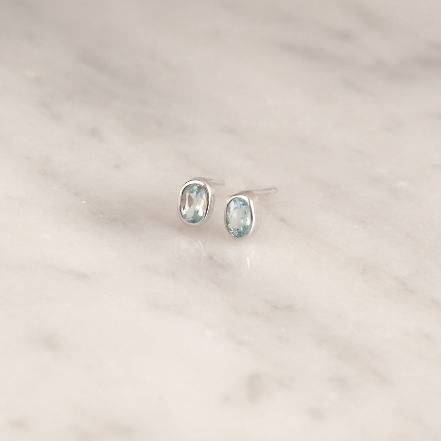 Aretes Mar silver