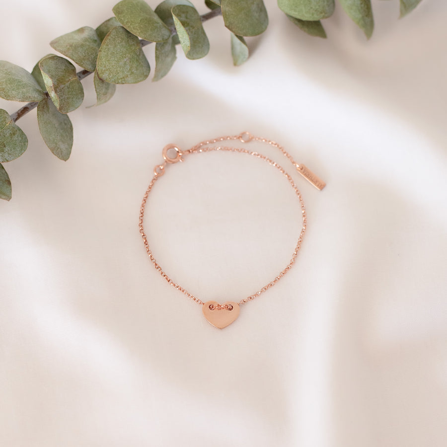 Pulsera Corazón botón