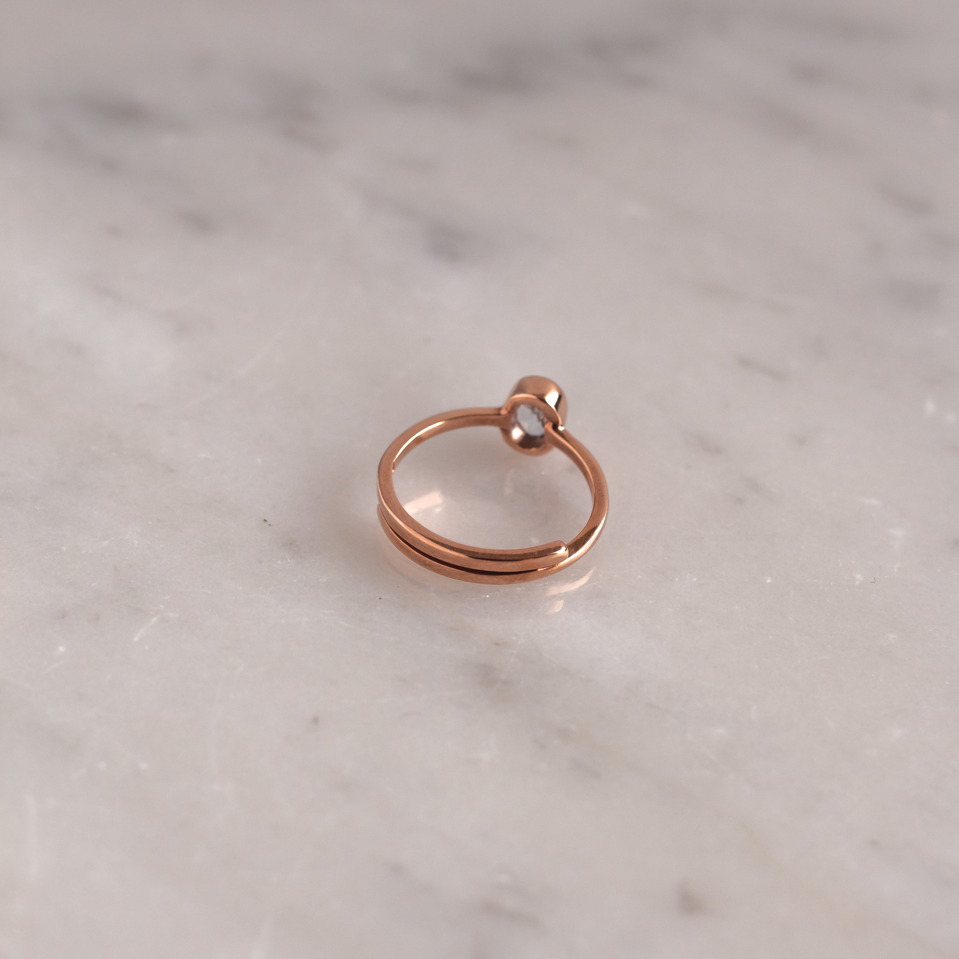 Anillo Mar regulable rose gold