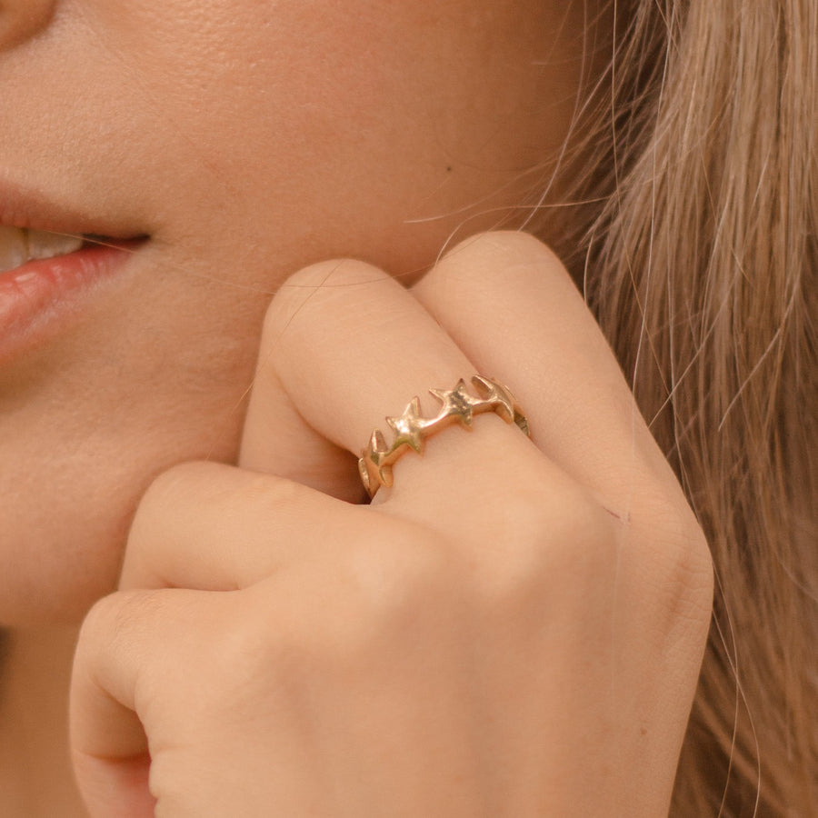 Anillo Estrella gold