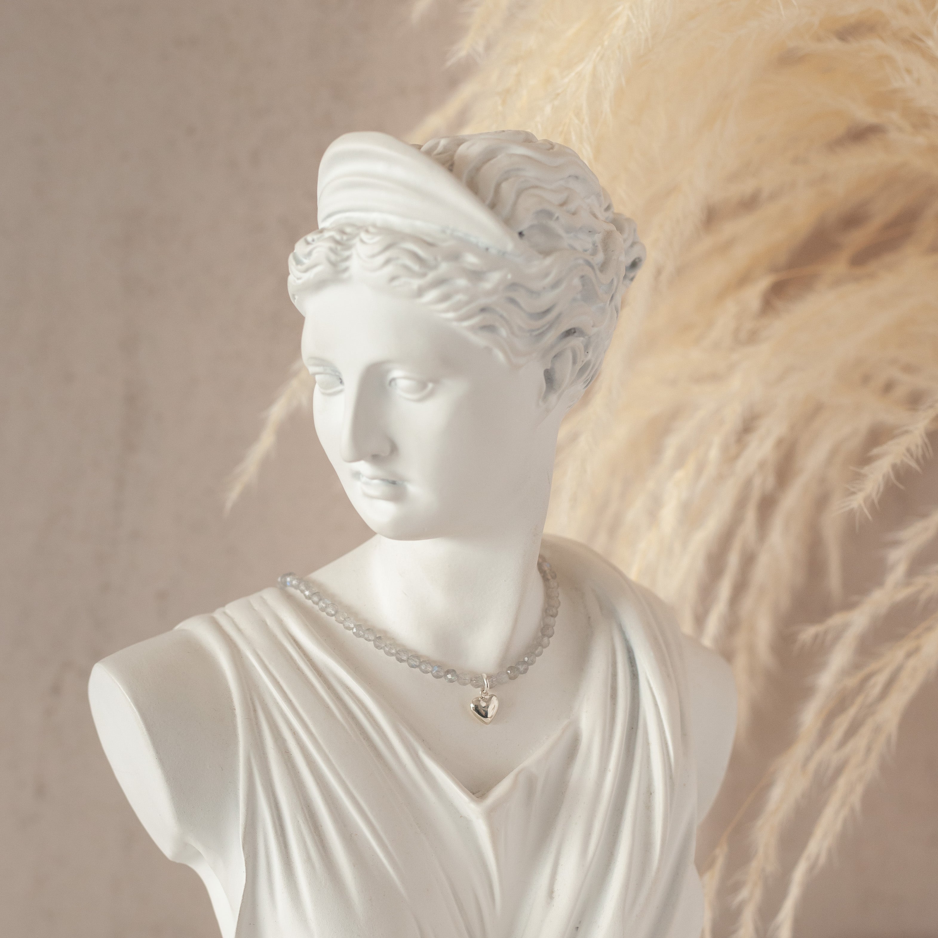 Collar Charlotte Labradorita silver