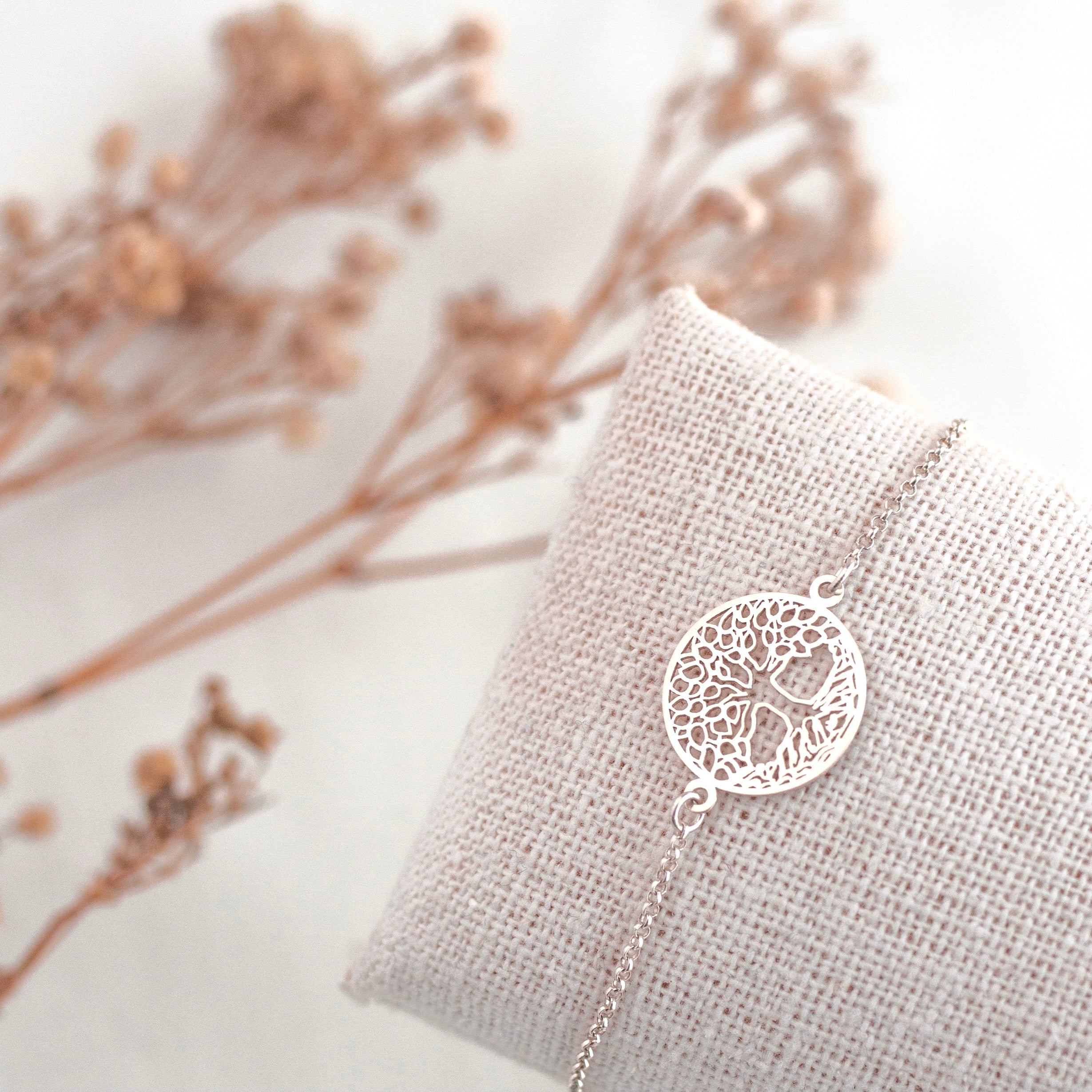 Pulsera Árbol de la vida silver
