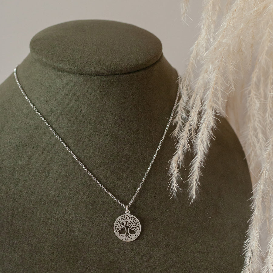 Collar Árbol de la vida silver