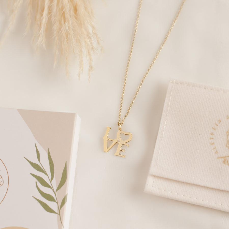 Collar Love gold