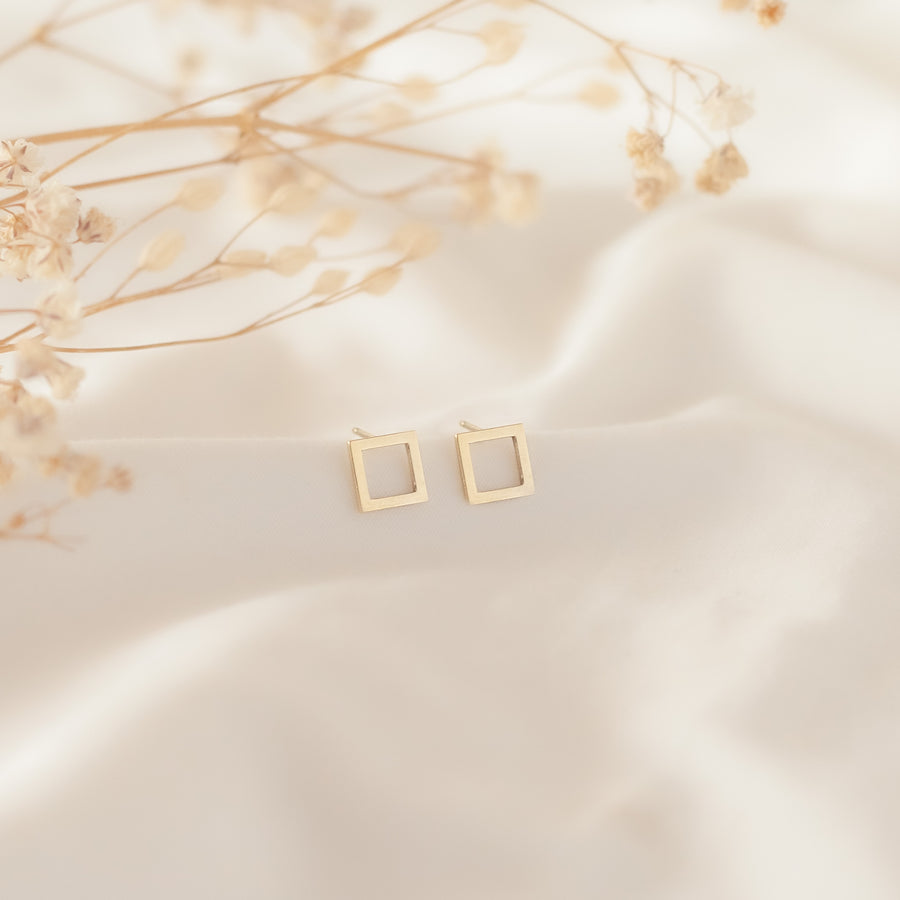 Aretes Cuadrado
