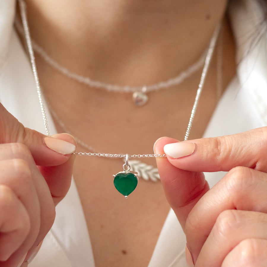 Collar Anna Ónix Verde