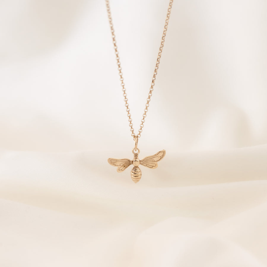 Collar Abeja gold