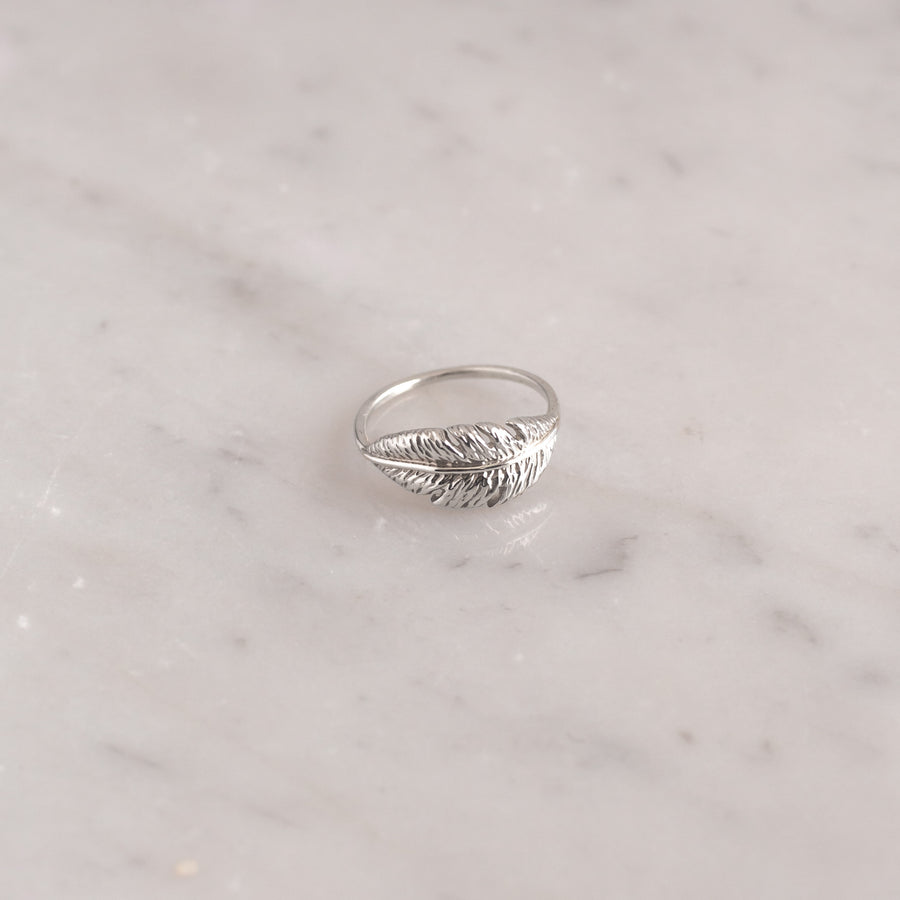 Anillo Pluma silver