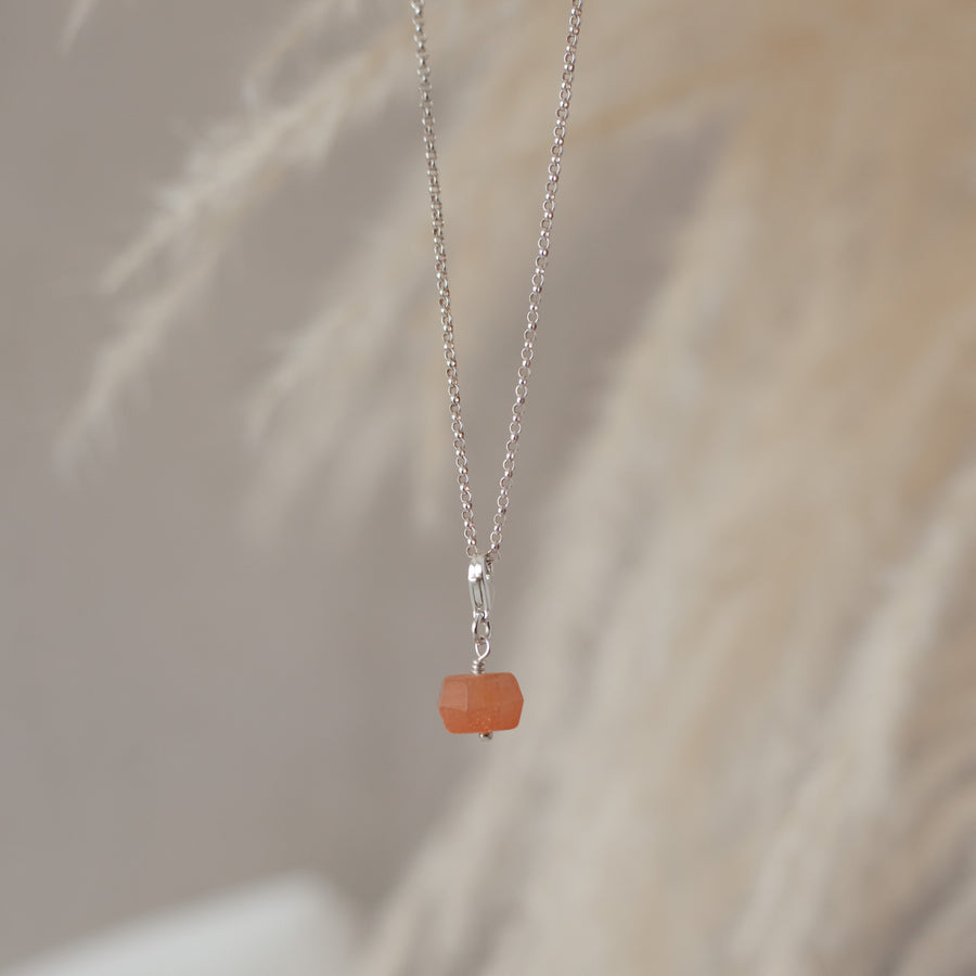 Dije Piedra del sol silver