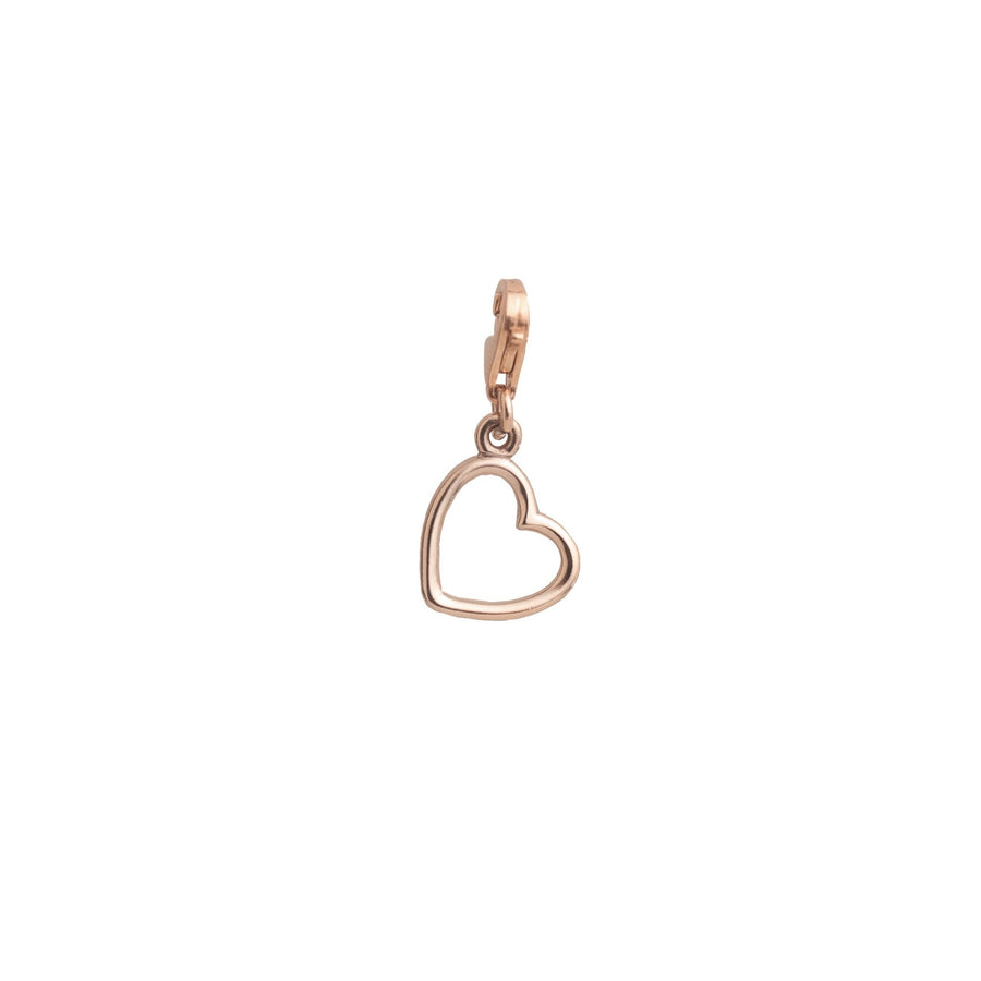 Dije Corazón Calado rose gold