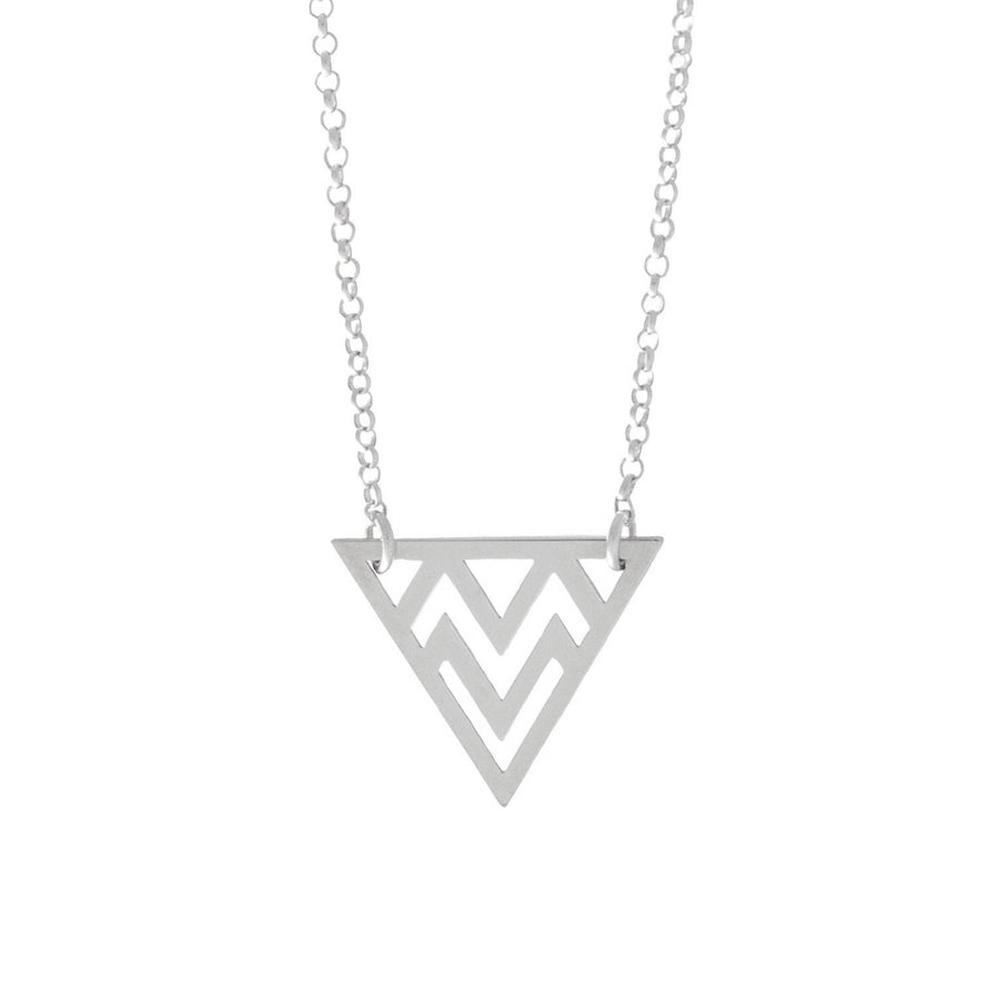 Collar Triángulo silver