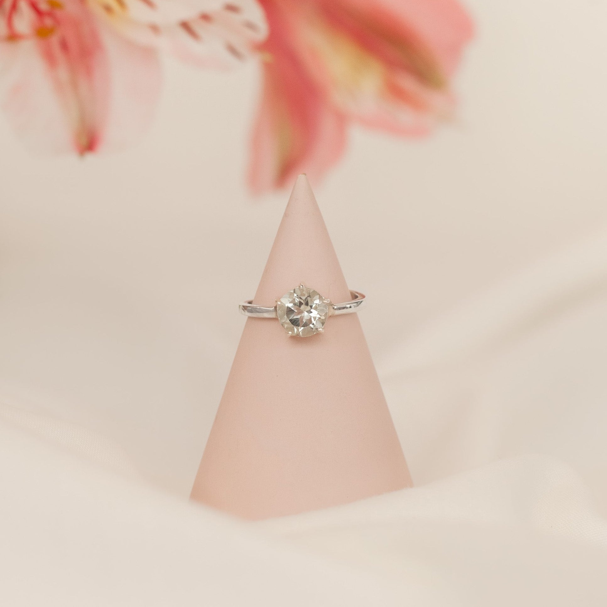 Anillo Tiziana con Prasiolita