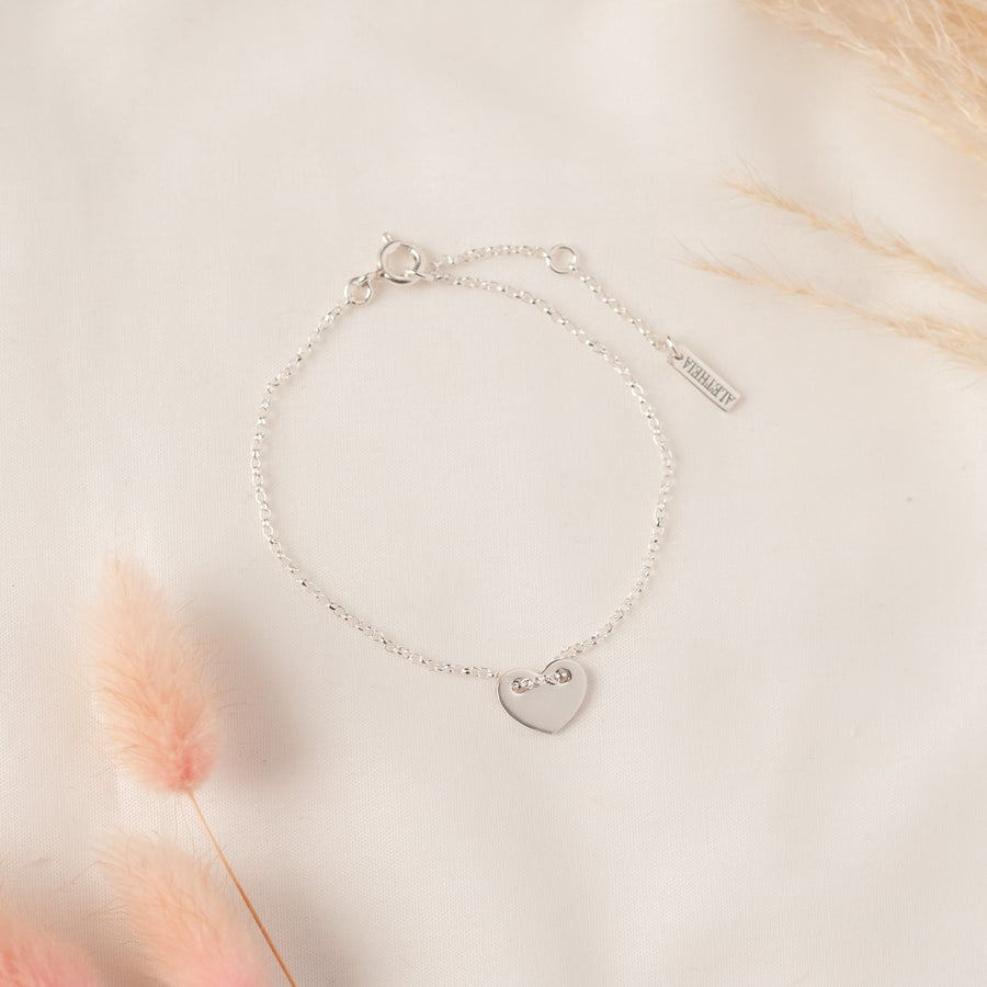 Pulsera Corazón botón